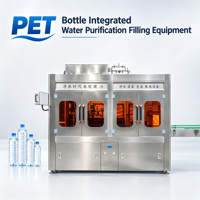 Machine de remplissage de bouteilles d'eau PET entièrement automatique, machine de remplissage de liquides de haute précision pour l'eau potable