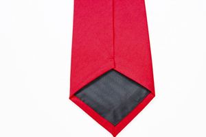Cravate noire formelle pour homme de 8 cm, cravate à nouer pour costume - Product Image 5