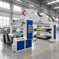 Machine d'impression flexographique de type empilable 4, 6, 8 couleurs à prix d'usine pour sacs alimentaires, sacs de courses et emballages écologiques