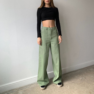 Pantalones Vaqueros de <span class=keywords><strong>Verano</strong></span> Personalizados, Estilo <span class=keywords><strong>Montaña</strong></span> Verde, Pantalones de Calle para <span class=keywords><strong>Mujer</strong></span>, Ajustados, Estilo Y2K, Holgados, Casuales, de Pierna Ancha, Tipo Cargo - Product Image 4