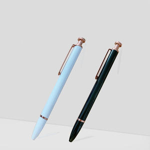 Bolígrafo de Metal de Alta Gama con Diseño en Oro Rosa para Regalo Corporativo - Product Image 1