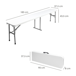 <b>Folding</b> <b>bench</b> 183x28x44 cm. - Product Image 2
