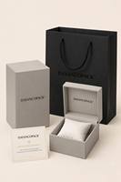 Boîtes à bijoux en cuir PU de luxe avec logo personnalisé, coffret cadeau pour bague, bracelet, collier, ensemble de pendentifs en velours noir, emballage de bijoux