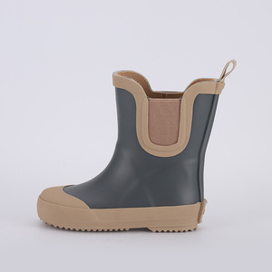 CS-36 Kids Easy-On <strong>Waterproof</strong> Rain <strong>Boots</strong> with Reinforced <strong>Pull</strong> Handles - Product Image 4