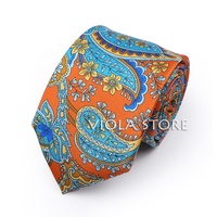 Dasi Poliester Sentuhan Sutra Motif Paisley Retro 7.5cm Dasi Mewah Motif Bunga Kotak-kotak Titik Cravat Pesta Jas Tuxedo Hadiah Aksesori Pria