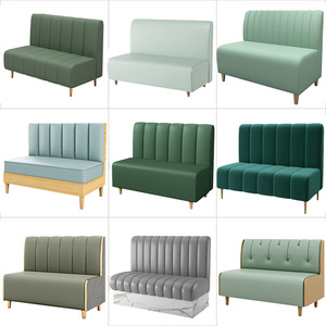 Restaurant Furniture Hot Selling Light Luxury Dining Furniture Cafe Buffet Table and Chair <b>Dessert</b> Restaurant Sofa Booth - Product Image 2