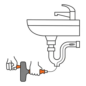 Maestro con 4 unità 7.6 m pulitore di scarico manuale, Truper - Product Image 3