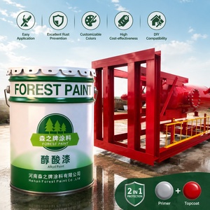 Pintura Industrial <span class=keywords><strong>de</strong></span> Resina Alquídica Colorida Antioxidante, Pintura/Material <span class=keywords><strong>de</strong></span> Recubrimiento Metálico Anticorrosivo Industrial <span class=keywords><strong>para</strong></span> Interiores y Exteriores <span class=keywords><strong>de</strong></span> <span class=keywords><strong>Metal</strong></span> - Product Image 1