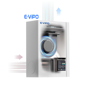เครื่องฟอกอากาศติดผนัง E-VIPO คาร์บอน สำหรับห้องนอน ห้องนั่งเล่น ควบคุมผ่านแอพ WiFi ระบบระบายอากาศแบบไหลทางเดียวเพื่ออากาศบริสุทธิ์ - Product Image 4