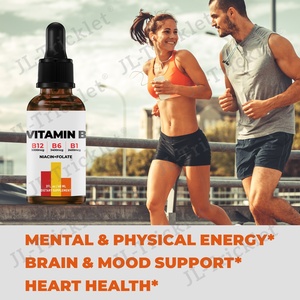 JULONG OEM Label Vitamine B12 Liquide en Gouttes Complexe de Vitamines B Végétalien B12 Sublingual 5000 mcg avec Vitamine B6 Liquide en Gouttes - Product Image 5
