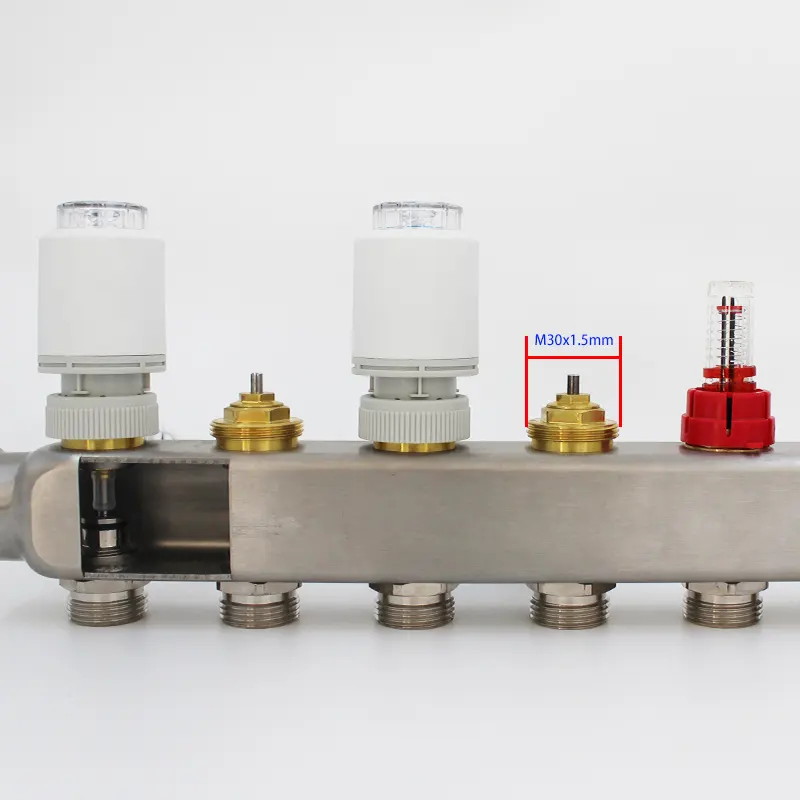 Cabezal de válvula de actuador de cera térmica manual de encendido/apagado de bajo precio Legom para termostato y calefacción M30 ther eléctrico