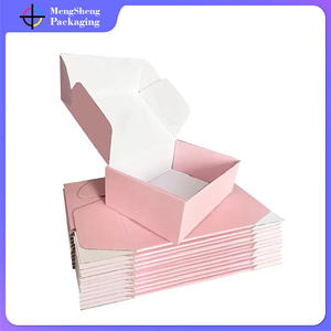 Boîtes en carton à couvercle rabattable, prix d'usine Chine, promotion, emballage en carton avec ruban, boîte d'expédition ondulée mate - Product Image 3