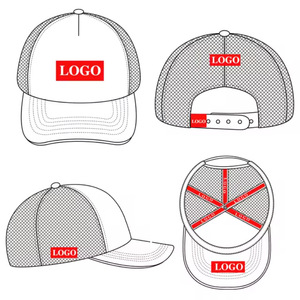 2024 Unisex Logo tùy chỉnh cấu trúc Mũ bóng chày thiết kế mới hai giai điệu phẳng vành 6 Bảng điều chỉnh thể thao Dobby thêu tay hip hop phong cách - Product Image 5
