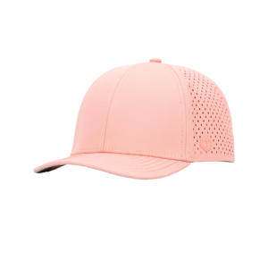 หมวกแก๊ปเบสบอลแบบ Snapback ผ้าโพลีเอสเตอร์กันน้ำ ตกแต่งด้วยแผ่นยาง TCAP China Custom - Product Image 1