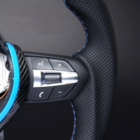 Volant en fibre de carbone pour BMW E90 E91 E92 E93 E87 E70 E71 F30, volant sport M3 personnalisé pour voiture