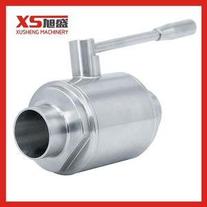 Hecho en China Válvula de bola soldada de tipo pesado SS304 SS316L de grado alimenticio de acero inoxidable sanitario con buen precio de alta calidad - Product Image 4