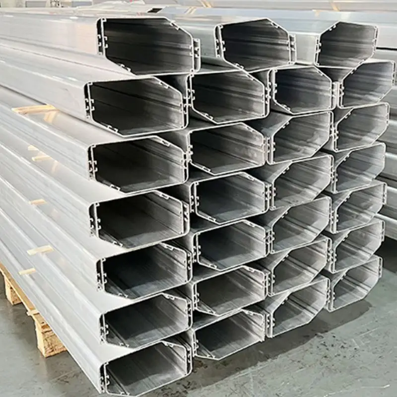 Factory T5 T6 6061 aluminum wall angle square round I shape aluminum rail wood grain custom extrusion aluminum profile