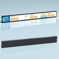 Tienda minorista ESL Precio electrónico Etiqueta electrónica Etiqueta de precios inteligente Sistema de etiquetado de estantes digitales Pantalla de borde de estante digital LCD