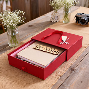 Boîte de rangement élégante à tiroir coulissant pour perruques et sous-vêtements, en carton rigide personnalisé avec logo, matériaux recyclés, finition de luxe et lamination - Product Image 6