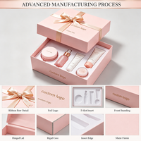 Emballage de boîte-cadeau rigide personnalisé de luxe pour les soins de la peau, parfum, réutilisable, recyclable, imprimé numériquement, cosmétique