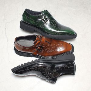 Original Luxury Factory Price Italian Stylish Men Luxury Casual Handmade Genuine Leather Loafer <b>Shoes</b> - Product Image 4