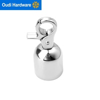 Capuchon à pampille en métal sans nickel pour fermoir à griffe de homard pivotant de sac à main, avec embouts de pampille personnalisés, accessoires de maroquinerie