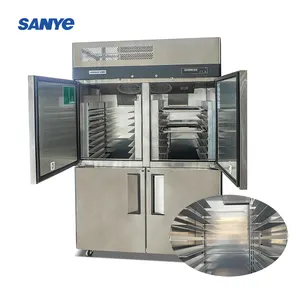 Indústria Hoteleira Comercial Refrigerador Vertical Quatro Portas De Aço Inoxidável explosão chiller frezer frezer freezer comercial