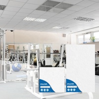 Fabricant de dalles acoustiques en laine de roche, système de grille, isolation, panneau d'absorption acoustique suspendu, 600*600 Deofon 1200*600mm
