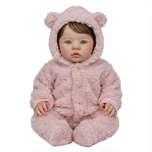 Poupée de mode réaliste pour bébés filles nouveau-nés, modèle Abigail, 19 pouces, avec peau 3D visible et peinture multicouche, disponible en deux versions. - Product Image 3