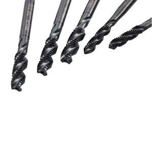 Grifo espiral de acero T1121312 M6 * 1,0 Juego de herramientas para hacer roscas para eje pequeño Dubal Hade Máquinas de roscado Fresado Perforación y roscado