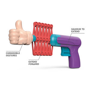 EPT 텔레스코픽 탄성 권투 총 펀치 주먹 장난감 발톱 확장 그래버 봄 스트레치 로봇 팔 장난감 - Product Image 2