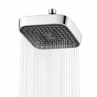 Ensemble de douche à effet pluie et robinet économiseur d'eau avec douchette à main et buses faciles à nettoyer pour salle de bain moderne