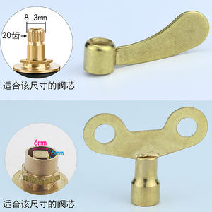 Grifo de Hierro para Exteriores Antirrobo de Estilo Antiguo con Manija de Apertura Rápida y Interruptor de Agua, Accesorios para Grifos - Product Image 2