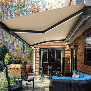 Tenda esterna residenziale esterno parasole baldacchino elettrico retrattile copertura Patio tetto <span class=keywords><strong>in</strong></span> alluminio - Product Image 5