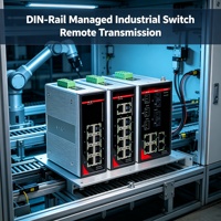 Switch Ethernet Industrial Gigabit para Riel DIN, 1000M, RJ45, SNMP, VLAN, QoS, ERPS, Instalación en Riel de 35mm, Venta al Por Mayor