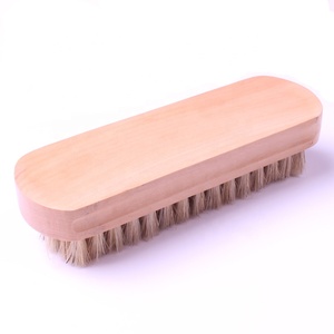 Wooden <strong>Shoe</strong> <strong>Brush</strong> with Pig Hair for Boot Leather Cleaning and Shining Horse Hair Beech Handle Dust Removal Function - Product Image 6