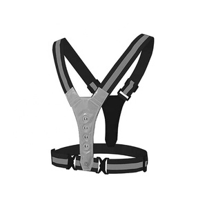 <span class=keywords><strong>Gilet</strong></span> réfléchissant LED personnalisé en gros avec batterie / rechargeable pour la course et le cyclisme - Product Image 2