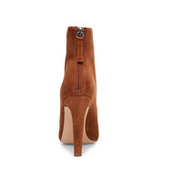 Bottines courtes à bout pointu pour femme, chaussures à talons hauts et fins, fermeture éclair à l'arrière, bon marché, prix au détail, 2021