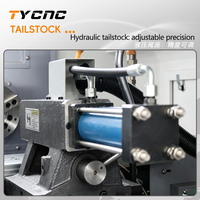 Tour CNC horizontal haute précision CK6150 à 4 postes avec porte-outils et commande GSK