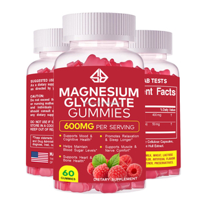 Gomitas de Glicinato de Magnesio OEM Sin Azúcar con Vitamina D y B6 para Adultos - Relajación Corporal, Sueño, Soporte para Huesos y Articulaciones, 2 Gomitas - Product Image 2