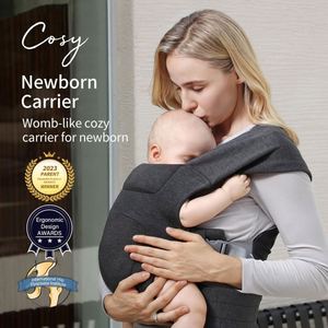 Muestra Gratuita de Portabebés, Portabebés Ergonómico, Portabebés Envolvente (7-25lbs), con Cierre de Velcro para una Ajuste Fácil, Tela Suave - Product Image 2