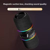 Altavoz Magnético Portátil 2 en 1 para Exteriores, Auto, Hogar y Escritorio, con Subwoofer de 10W y Batería de 1000-2000mAh, Compatible con 5.3