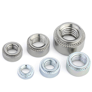 Tuerca Autoperforante, Tuerca Remache Cls S-M2.5 M3 M4 M5 M6 <span class=keywords><strong>M8</strong></span> M10, Tuerca de Inserción, Tuerca Redonda Autoperforante con Recubrimiento de Zinc Azul y Blanco - Product Image 4