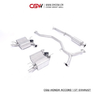 Werks preis Active Sound Auspuff Schall dämpfer Catback Rohrleitungen mit Ventilen für Honda Accord 1.5T MY 2018 Auspuffs pitzen - Product Image 5