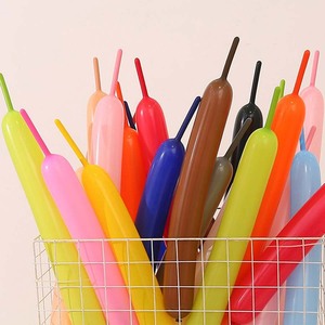 Đảng Dài 260 Inflatable <span class=keywords><strong>Latex</strong></span> các loại đầy màu sắc dài hình dạng ballons Twisty mô hình bóng để bán - Product Image 5