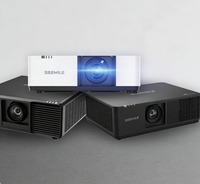 Projecteur laser DLP 3D SEEMILE SML-Ek750 intégré 4k Wuxga haute résolution, projecteur 3D, projecteur laser pour extérieur, musée, bureau, 7500 ANSI