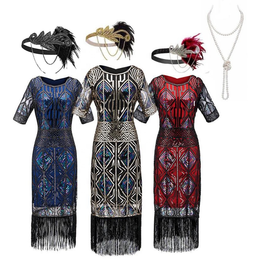 Ecowalson, изготовленное на заказ, 1920-х годов, Хлопушка, большой Гэтсби, Чарльстон, блестящий, необычный костюм с бахромой для вечеринки