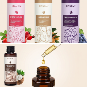Ensemble d'huiles végétales naturelles 10x100ml pressées à froid sans hexane : Jojoba, Argan, <span class=keywords><strong>Rose</strong></span> <span class=keywords><strong>musquée</strong></span>, Avocat, Noix de coco – Huiles de base pour soins de la peau et massage - Product Image 6