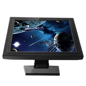Moniteur à écran tactile capacitif, véritable écran plat de 15 pouces pour système de point de vente, moniteur à écran tactile Lcd Tft de point de vente étanche de 15 pouces - Product Image 1