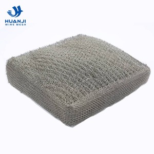Stainless Steel 304L Square Hole Knitted <b>Wire</b> <b>Mesh</b> Pad Demister Mist Eliminator Corrosion Resistant Mist Eliminator Pad - Product Image 5